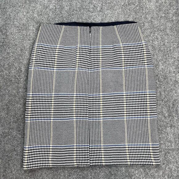 J Mclaughlin Skirt Womens Size 6 Houndstooth French Tweed Ross Pencil - Picture 2 of 10